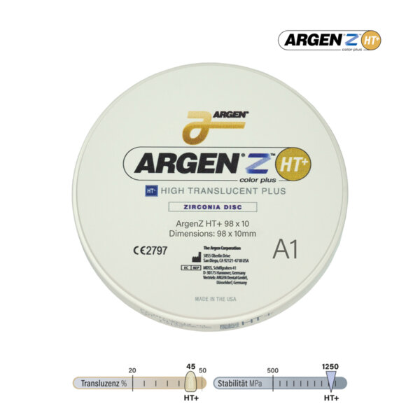 ARGEN Dental GmbH - ARGEN Z HT+ COLOR DISC - 98x10mm - A1