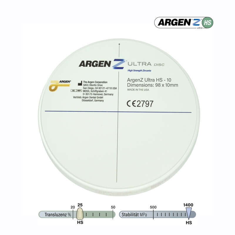 ARGEN Dental GmbH - ARGEN Z ULTRA DISC - HS - 98x10mm