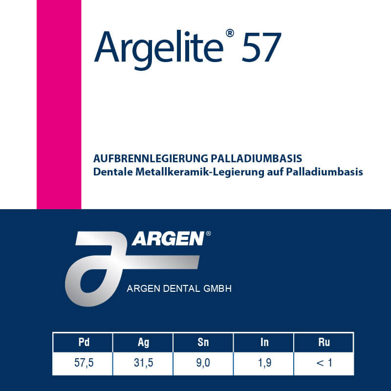 ARGEN Dental GmbH - Produkte - Legierungen - Argelite 57