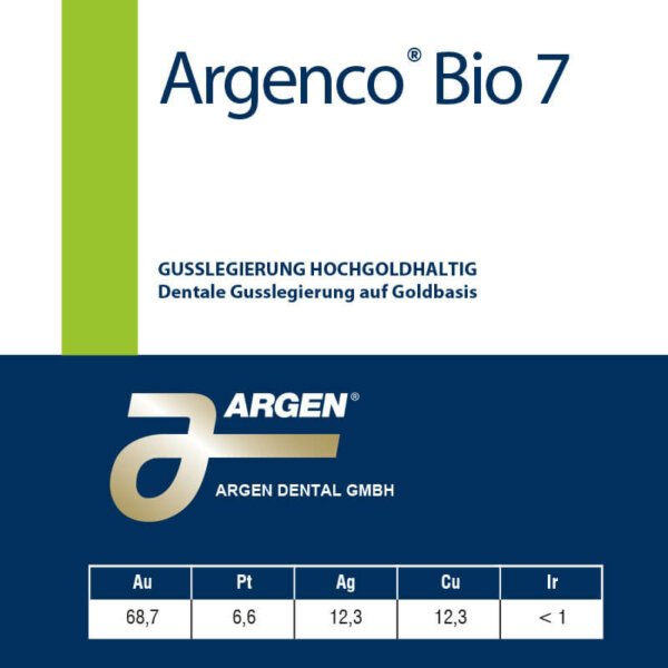 ARGEN Dental GmbH - Produkte - Legierungen - Argenco Bio 7