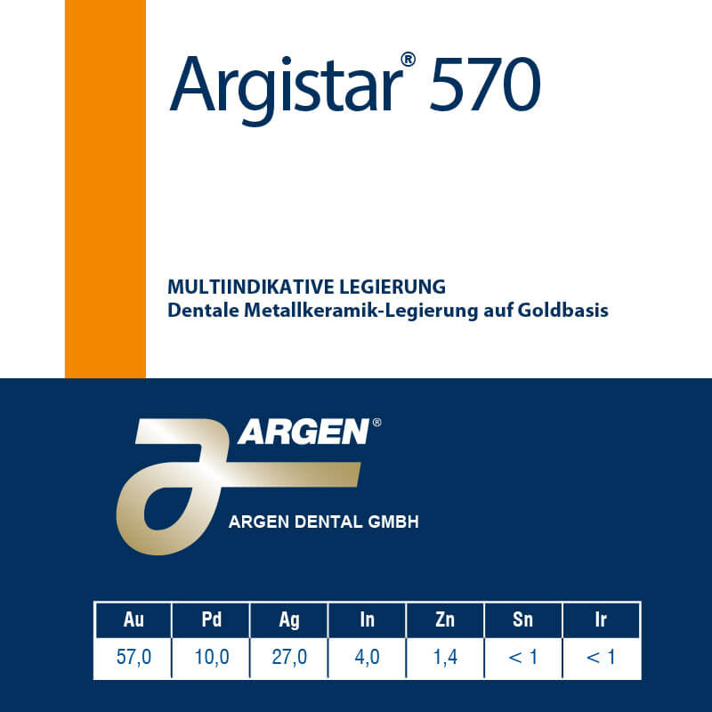 ARGEN Dental GmbH - Produkte - Legierungen - Argistar 570