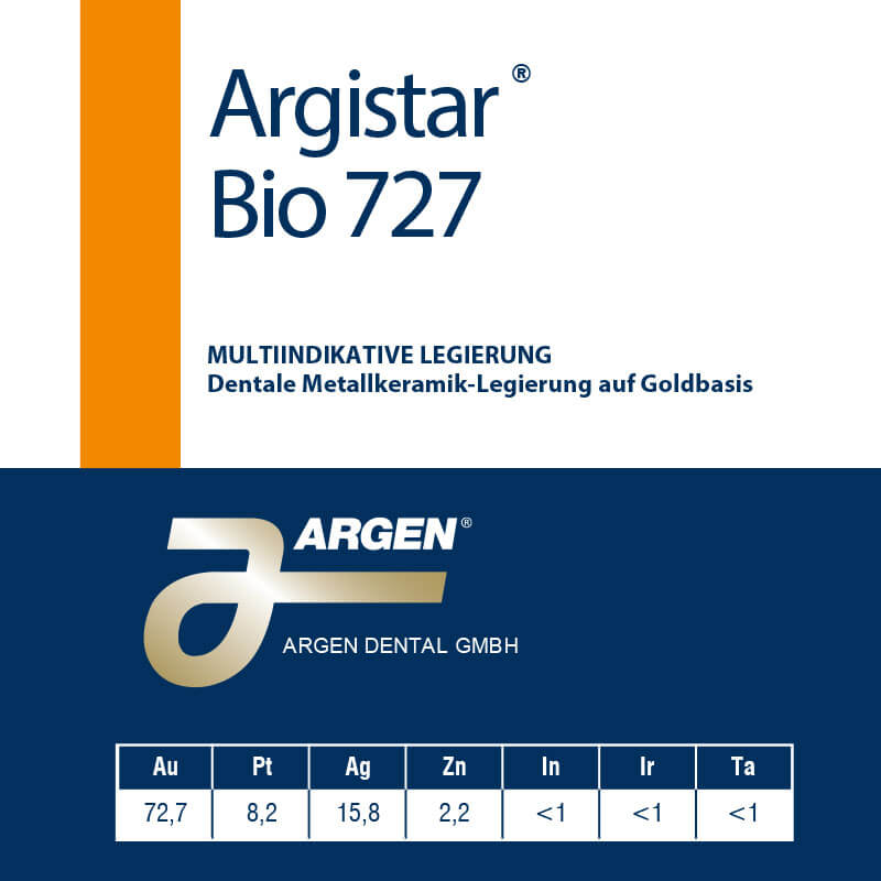 ARGEN Dental GmbH - Produkte - Legierungen - Argistar Bio 727