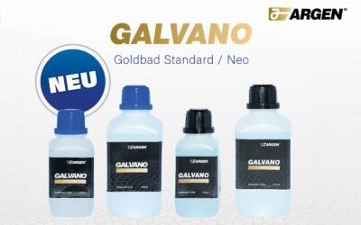 Let’s Galvano – mit unseren neuen Galvano-Goldbädern Standard und NEO
