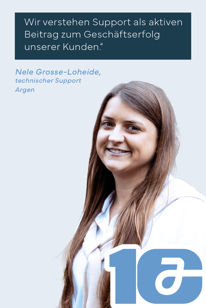 Argen Dental GmbH - News - Jubiläum: Support-Team - Nele Grosse-Loheide